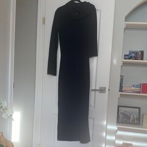 Moda International Classic Black Long Sleeve Dress